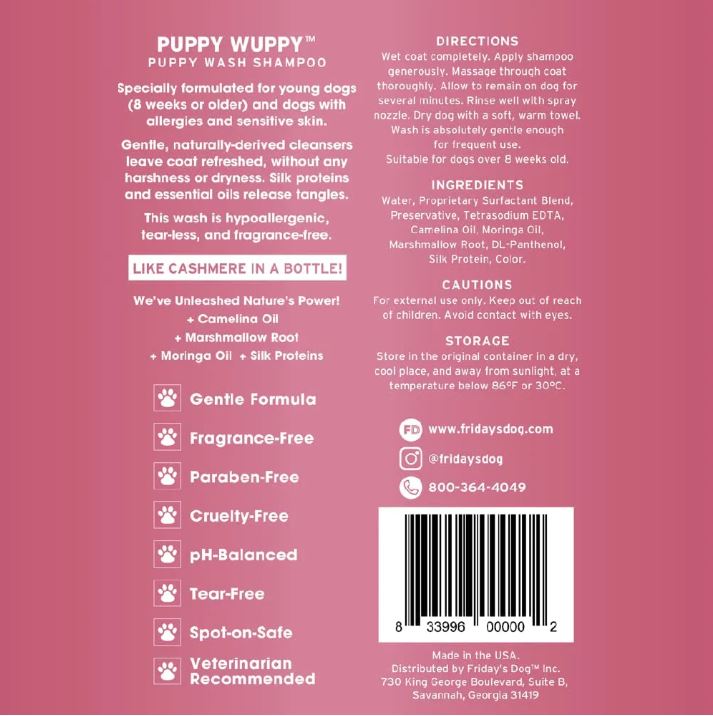 Puppy Wuppy™ Champú para Cachorros y Piel Sensible